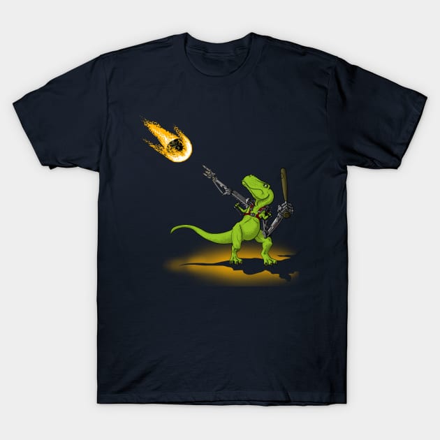 let's knock extinction out of the park T-Shirt by tyrannosauross